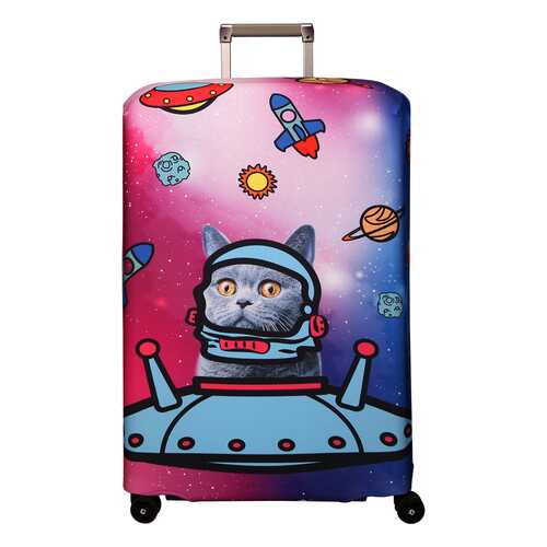 Чехол для чемодана Routemark Ракета L/XL SP180 розовый в Спортландия