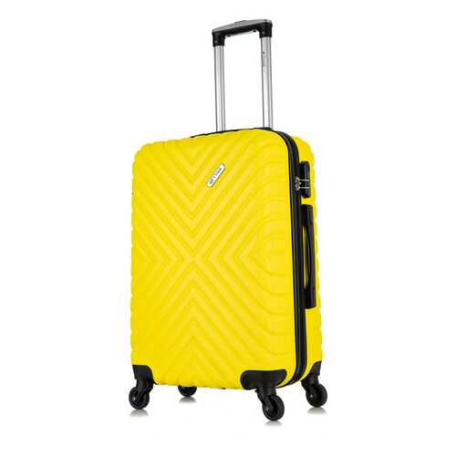 Чемодан LCase New Delhi желтый M в Спортландия