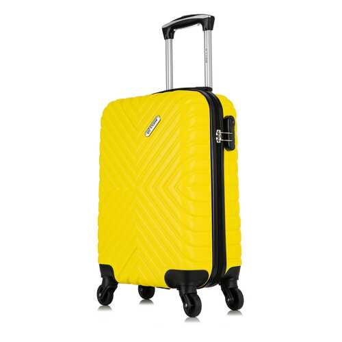 Чемодан LCase New Delhi желтый S в Спортландия
