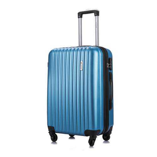 Чемодан с расширением LCase Krabi-22 Синий M в Спортландия