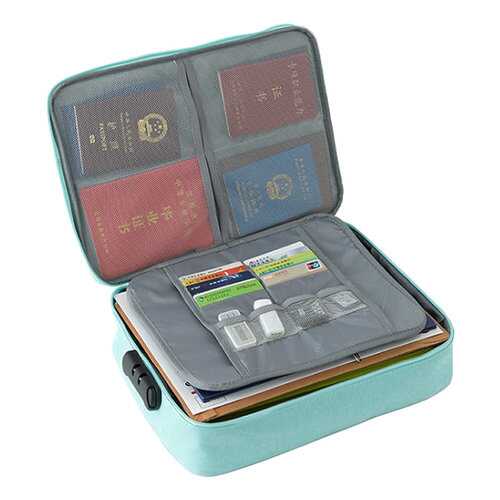 Дорожная сумка Home Comfort для ручной клади и документов с кодовым замком, цвет бирюзовый в Спортландия