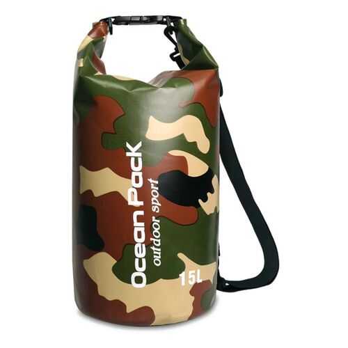 Спортивная сумка Nuobi Camouflage Ocean Pack 15 зеленая в Спортландия
