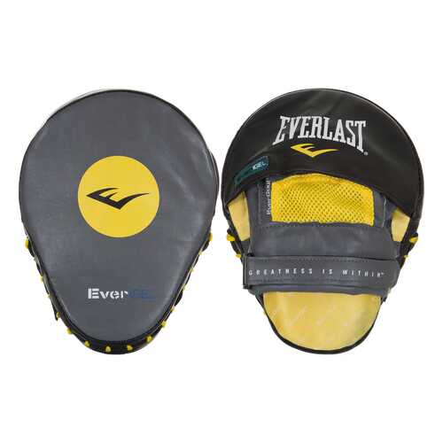 Лапы боксерские Everlast Evergel Mantis Mitts, нат. кожа в Спортландия