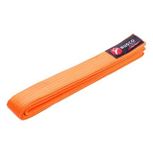 Пояс для единоборств Rusco Sport, 280 см, оранжевый в Спортландия