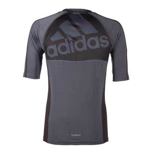 Рашгард Adidas Grappling Rashguard Short Sleeve черно-красная M в Спортландия