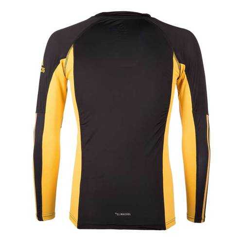 Рашгард Adidas Ultimate Athlete Rushguard MMA черно-желтая L в Спортландия