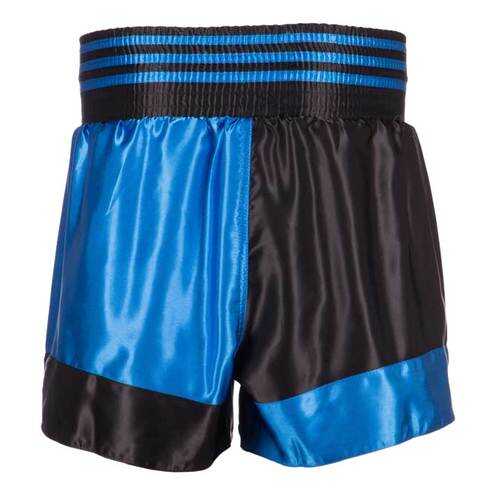 Шорты для кикбоксинга Adidas Kick Boxing Short Satin черно-синие L в Спортландия