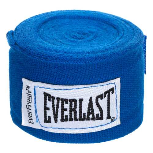 Бинт боксерский Everlast 4464BL, 3.5 м, эластик, синий в Спортландия