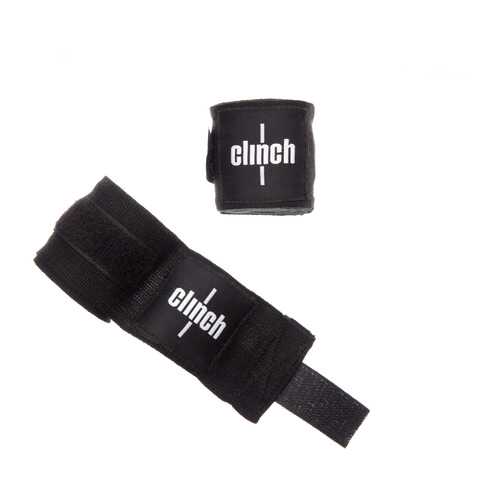 Бинты эластичные Clinch Boxing Crepe Bandage Punch черные 2,55 м в Спортландия