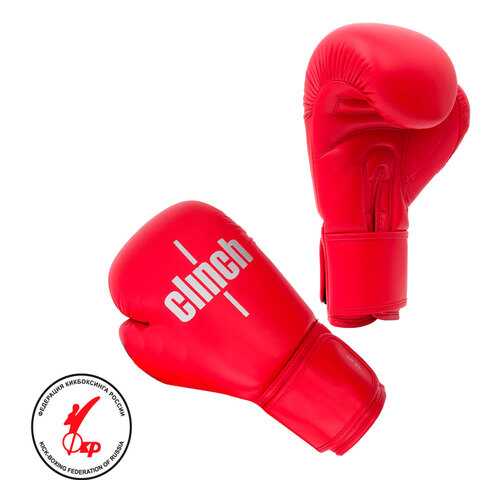 Боксерские перчатки Clinch Olimp C111K красные 10 унций в Спортландия