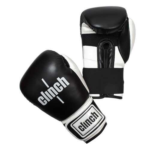 Боксерские перчатки Clinch Punch черные 14 унций в Спортландия