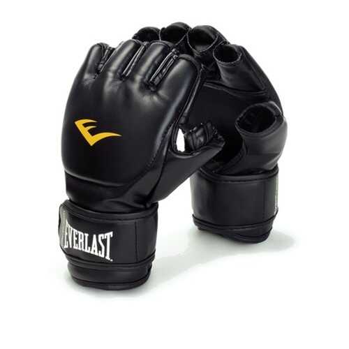 Боксерские перчатки Everlast Martial Arts Grappling PU 7560LXLU черные 6 унций в Спортландия