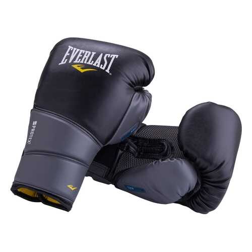 Боксерские перчатки Everlast Protex2 Gel черные 10 унций в Спортландия