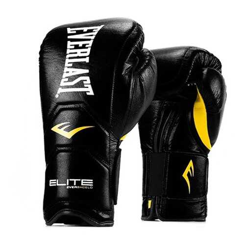 Боксерские перчатки тренировочные Everlast Elite Pro P00000680 черные 18 унций в Спортландия