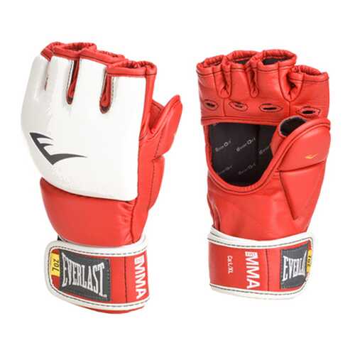 Боксерские перчатки тренировочные Everlast MMA Grappling L/XL красные 7 унций в Спортландия
