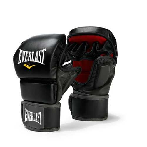 Боксерские перчатки тренировочные Everlast Striking L/XL черные 6 унций в Спортландия