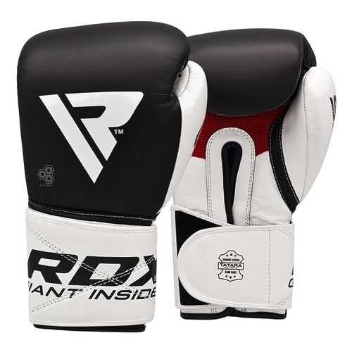 Боксерские тренировочные перчатки RDX LEATHER S5 BLACK в Спортландия