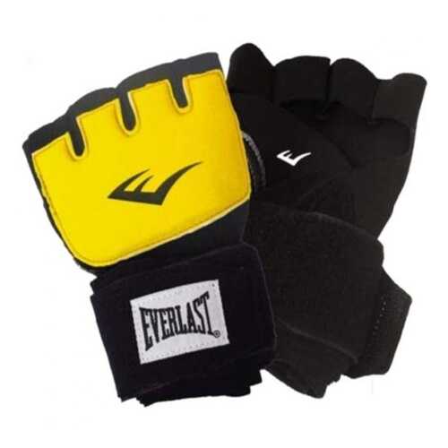 Everlast Перчатки Everlast гелевые с бинтом Duster Evergel желтые в Спортландия