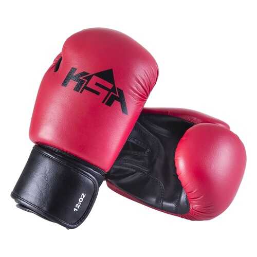 KSA Перчатки боксерские Spider Red, к/з, 12 oz в Спортландия