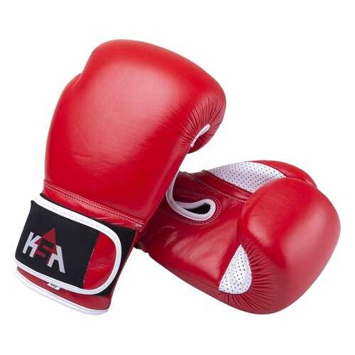 KSA Перчатки боксерские Wolf Red, кожа, 14 oz в Спортландия