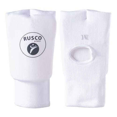 Накладки на кисть Rusco Sport, хлопок, белый (XS) в Спортландия
