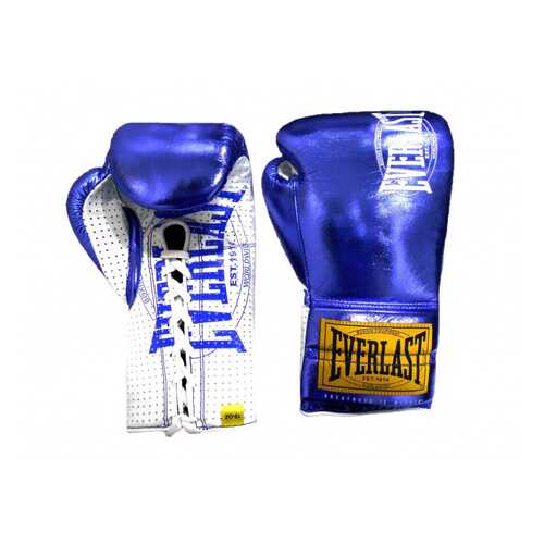 Перчатки боевые Everlast 1910 Classic синие 10 унций в Спортландия