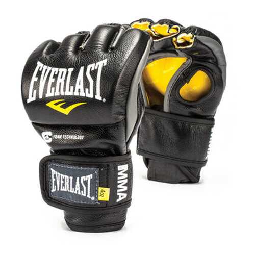 Перчатки боевые Everlast MMA Competition M черные 4 унции в Спортландия