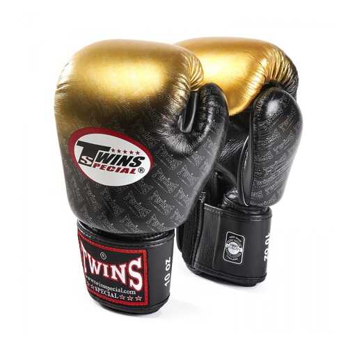 Перчатки боксерские Twins FBGVL3-TW1 FANCY BOXING GLOVES черно-золотые в Спортландия