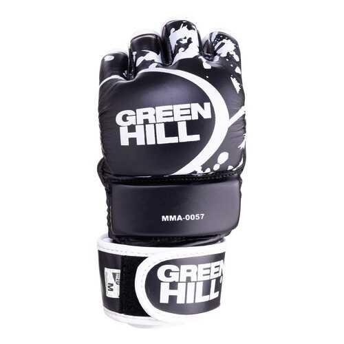 Перчатки для MMA Green Hill-0057, к/з, черные (M) в Спортландия