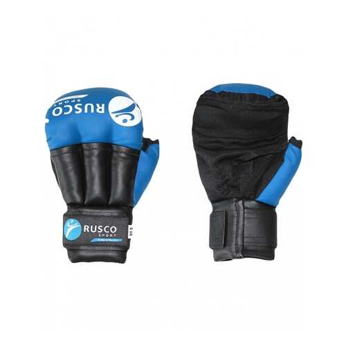 Перчатки для рукопашного боя Rusco Sport, к/з, синие (6) в Спортландия