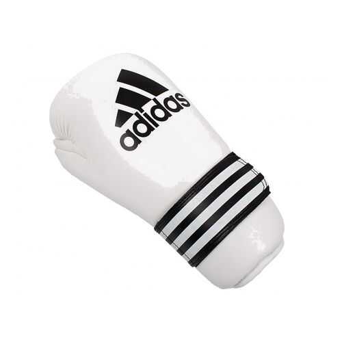 Перчатки полуконтакт Adidas Semi Contact Gloves S белые 8 унций в Спортландия