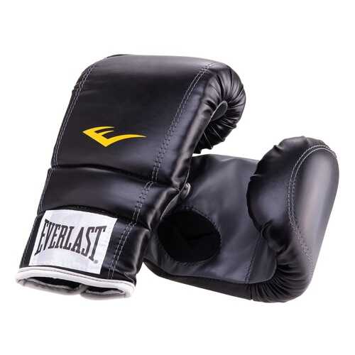 Перчатки снарядные Everlast 4315LXLU, к/з, черные/белые/желтые в Спортландия