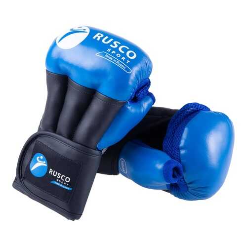Rusco Перчатки для рукопашного боя PRO, к/з, синий - 10 в Спортландия