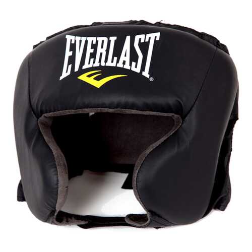 Боксерский шлем Everlast Durahide 4022U черный One Size в Спортландия