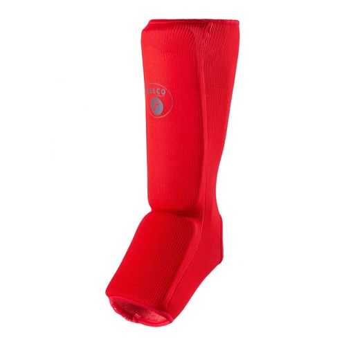 Защита голень-стопа Rusco Sport, хлопок, красный (M) в Спортландия