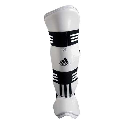 Защита голени и стопы Adidas для тхэквондо WTF Shin Instap Pad Protector белая XL в Спортландия