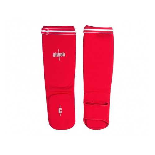 Защита голени и стопы Clinch Shin Instep Protector красная XL в Спортландия