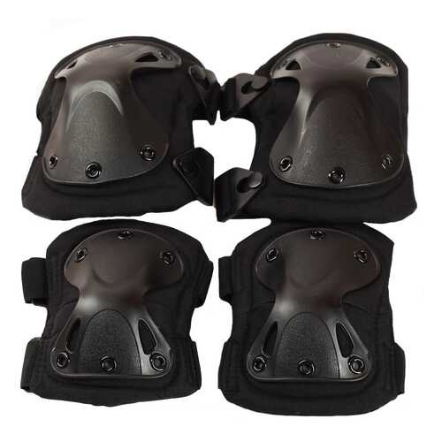 Защита колена и локтя Tactical Pro X-Form черная One Size в Спортландия