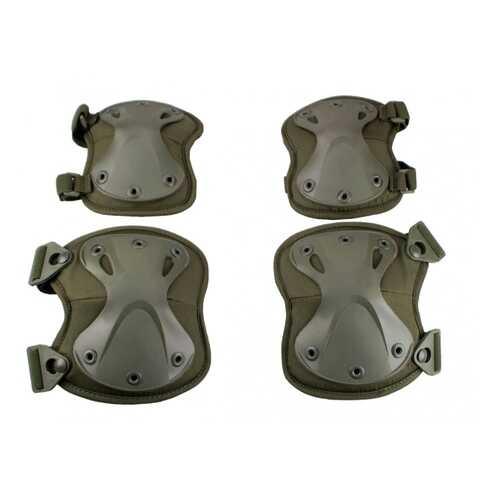Защита колена и локтя Tactical Pro X-Form зеленая One Size в Спортландия