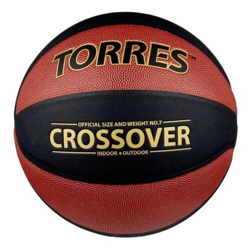 Баскетбольный мяч Torres Crossover №7 brown в Спортландия