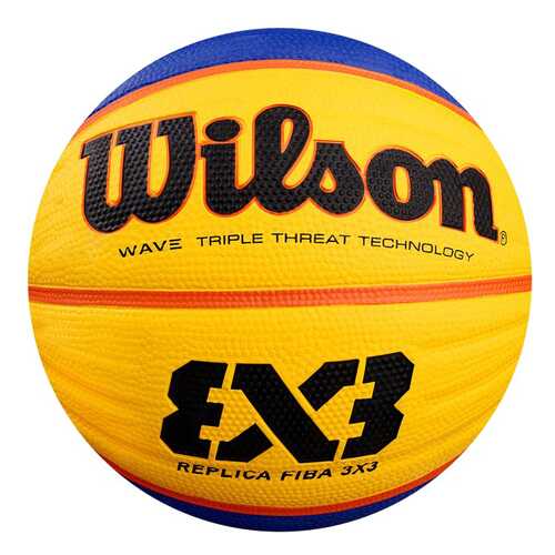Баскетбольный мяч Wilson FIBA3x3 Replica №6 blue/yellow в Спортландия