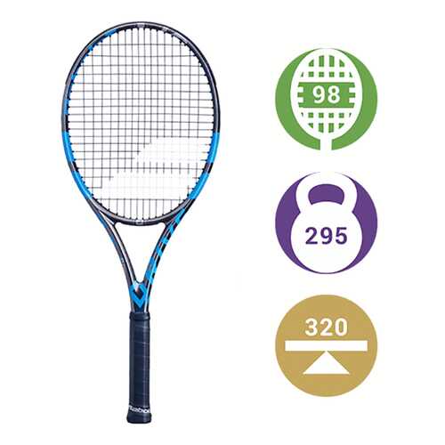 Ракетка для большого тенниса Babolat Pure Drive VS 6BF0 голубая/черная в Спортландия