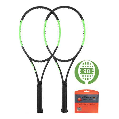 Ракетка для большого тенниса Wilson Blade 98S черная/зеленая в Спортландия