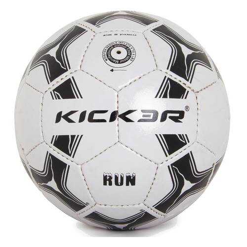 Футбольный мяч Kicker Kicker Run №5 white/black в Спортландия