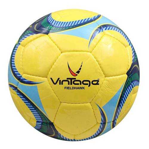 Футбольный мяч Vintage Fieldhawk V150 №5 yellow/blue в Спортландия
