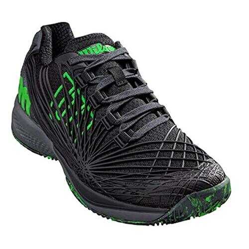 Кроссовки Wilson Kaos 2.0, black/green, 45 EU в Спортландия