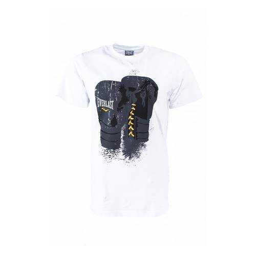 Футболка Everlast Logo Protex Gloves, white, XXL INT в Спортландия