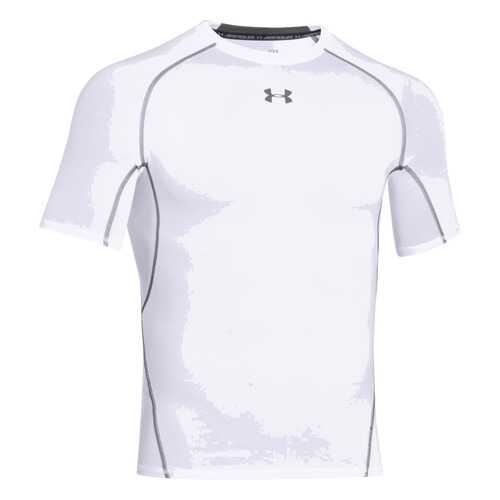 Футболка Under Armour HeatGear Armour Compression SS, 100 белая, XL в Спортландия