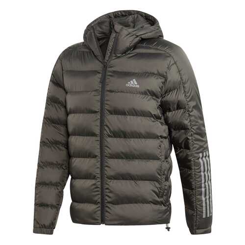 Куртка Adidas Itavic 3-Stripes 2.0 Padded Hooded FZ, legend earth/black, L в Спортландия