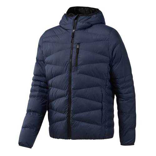 Куртка Reebok Outerwear Synthetic, blue/heritage navy, L в Спортландия